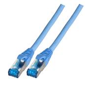 Cordon RJ45 c6a s/ftp lsoh premium 10m bleu infralan