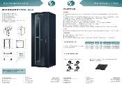 Baie de brassage 42u 600x600 noire-kit-charge 600kg
