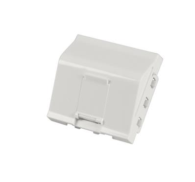 Plastron nu 45x45 inclinee blanc ral 9010
