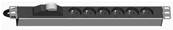 Bandeau lec. 2p+t 1u 19" 6 pc disjoncteur uni + neutre 16a