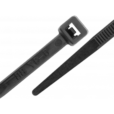 Serre-câbles nylon noir 9mm x 300mm – Lot de 100 pièces