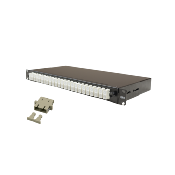 Tiroir optique équipé de 24 traversées SC Duplex multimode | 48 fibres - 24 ports