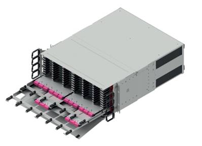 Tiroir optique 19" mtp data center 4 modules