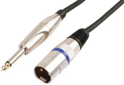 Cordon xlr 33p / jack mono 6.35mm - 6m