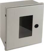 Coffret polyester ip66 porte transparente 600x800x300