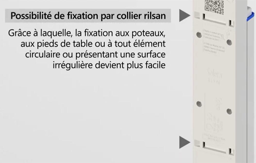 blocs multiprises d'installation fixables standard 3 prises 2P+T long. 208  mm