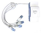 Boitier dti RJ45 modulaire pr-cabl avec 2 RJ45 0.40m