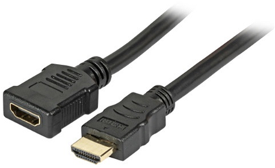 CORDON HDMI A MÂLE/A FEMELLE 1M AVEC PRISE ETHERNET