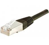 Cordon RJ45 cat.5e - f/utp pvc - 7m - noir