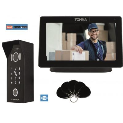 Kit VILLA connecté sans fil WiFi - Moniteur 7’’ - Caméra 1080p - IP65