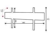 Support écran slimtilt 800 mural - 40"-80" | 100-200 cm
