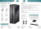 Baie serveur 26u 800x1000 noire - montee - charge 600kg