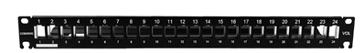 PANNEAU 19" VOLITION RJ45 NU 16 PORTS KEYSTONE - NOIR - 3M