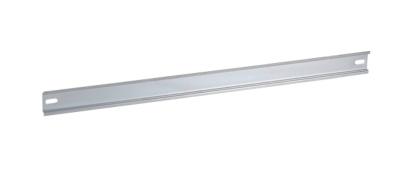Rail din 35 mm acier zingué au dimension 19'' - 2 trous