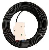 Câble FTTH SEMI-LIBRE -PE EXTE 40M - 1 SCA / nu G657 + DTiO