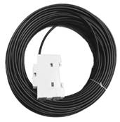 Cble ftth semi-libre -pe exte 100m - 4 SCa / nu g657 + dtio