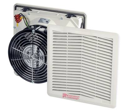 Ventilateur pour baie ip54 19" montage lateral - soufflage