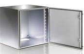 Coffret ip65 / outdoor 17u gris porte vitre 600x600