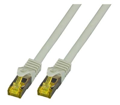 Cordon Cat. 6A avec câble Cat. 7 S/FTP - 600 MHz - LSZH | Gris 20m