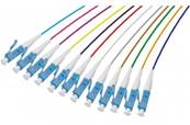 Pigtails multimode 12 couleurs st - 50/125 om4 - 1m