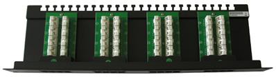Panneau tel 19" 32 ports 1u sans outil-cablage 3-6 / 4-5
