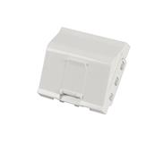 Plastron nu 45x45 inclinee blanc ral 9010
