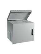 Coffret Outdoor 19" IP55 - 12U 600 x 600 mm - Gris