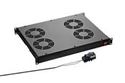 Ventilation baie etanche 4 ventilateurs- noir