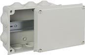 Boîte étanche ip55 ik07 160x135x70 + rail din 35 mm