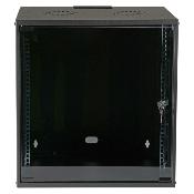 COFFRET MURAL GENERIC NOIR 19" EN KIT PROF. 600MM - 15U
