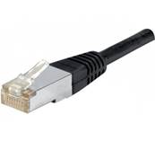 Cordon RJ45 cat. 6a - f/utp - pvc - 7.50m - noir