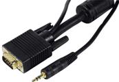 Cordon svga + jack audio m/m 1.8m