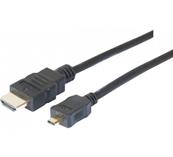 Cordon micro hdmi 1.4 high speed avec ethernet - 1m