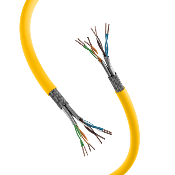 Cable 1x4 paire categorie 8.2 s/ftp dca lsoh gris kx systeme AWG22