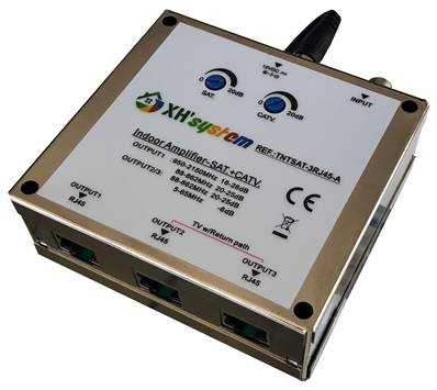 Repartiteur tv: tnt 1 entree f/3 sorties tnt RJ45
