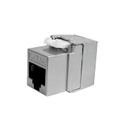 Embase RJ45 CAT. 6A S/FTP SLIM | Accroche Keystone