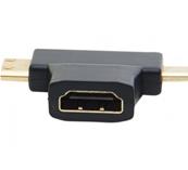 Adaptateur hdmi - bloc en t f/ mini ou micro m