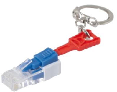 Bouchon verrouillage RJ45 lot de 10 sans cles cr6-clvr