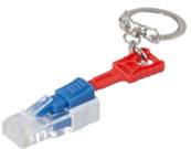 Bouchon verrouillage RJ45 lot de 10 sans cles cr6-clvr