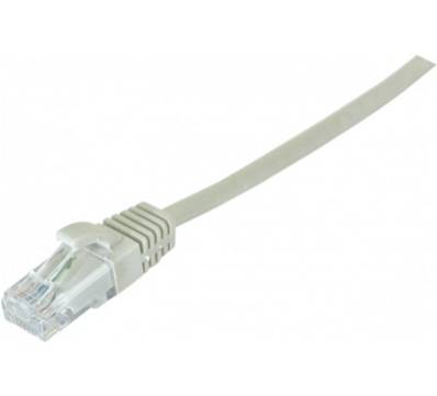 Cordon RJ45 cat.6a u/utp pvc protege languette 1m gris