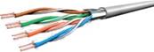 Cordon RJ45 cat.6 f/utp lsoh protege languette 20m rose