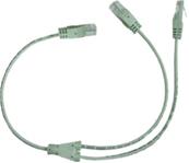 Cordon en y sur RJ45 1 entree RJ45 / 4 sorties RJ45