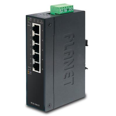 Switch industriel 5 ports RJ45 10/100/1000t gigabit ethernet