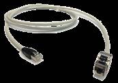 Liaison RJ45 mâle/femelle préconnectée cat.6a f/ftp 30m