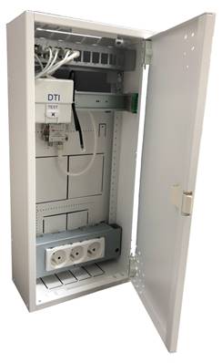 Coffret de com. type l 500 grade 3 - dti + 4 RJ45+porte