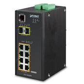 Switch industriel 8 ports gigabits poe + 2 ports sfp