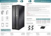 Baie serveur 42u 600x1200 noire - kit - charge 600kg