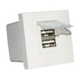 Plastron chargeur double usb