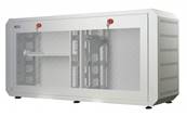 Coffret 19" sur pied 9u et 10u format radiateur porte ajourée