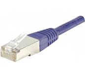 Cordon RJ45 cat.6 - f/utp pvc - 7m - violet